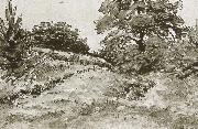 Jean Francois Millet Landscape of wici oil painting artist